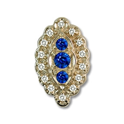 rl1020 Sapphire Bracelet Slide 